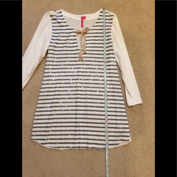 Anthropologie Charlotte Navy/White Striped Tunic - Picture 8 of 8
